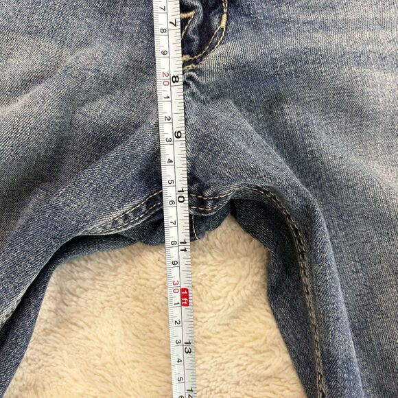 Y2K Rock Republic Neil Men Straight/ Leg Straight Fit Jeans 32x26 Blue Distress - Picture 8 of 9